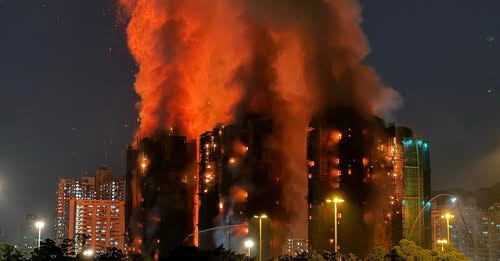 “Night of Horror in Hong Kong” – At Least 36 Dead and 279 Missing as Catastrophic Blaze Consumes Tai Po Residential Complex